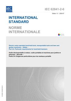 IEC 62841-2-6 Ed. 1.0 b IEC 62841-2-6 Ed. 1.0 b