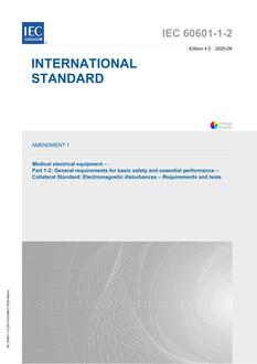 IEC 60601-1-2 Amd.1 Ed. 4.0 en:2020 IEC 60601-1-2 Amd.1 Ed. 4.0 en:2020