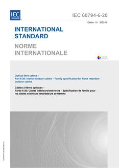 IEC 60794-6-20 Ed. 1.0 b IEC 60794-6-20 Ed. 1.0 b