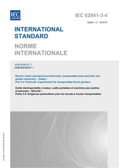 IEC 62841-3-4 Amd.1 Ed. 1.0 b:2019 IEC 62841-3-4 Amd.1 Ed. 1.0 b:2019