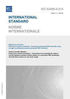 IEC 62496-4-214 Ed. 1.0 b IEC 62496-4-214 Ed. 1.0 b