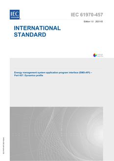 IEC 61970-457 Ed. 1.0 en:2021 IEC 61970-457 Ed. 1.0 en:2021