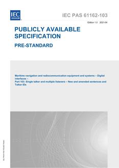IEC /PAS 61162-103 Ed. 1.0 en