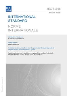 IEC 61666 Amd.1 Ed. 2.0 b:2021 IEC 61666 Amd.1 Ed. 2.0 b:2021