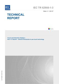 IEC 62908-1-3 Ed. 1.0 en IEC 62908-1-3 Ed. 1.0 en