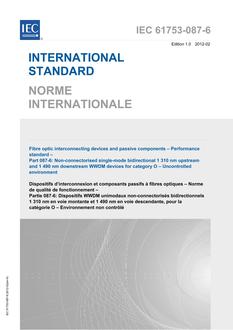 IEC 61753-087-6 Ed. 1.0 b IEC 61753-087-6 Ed. 1.0 b