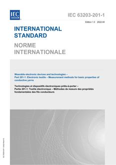 IEC 63203-201-1 Ed. 1.0 b IEC 63203-201-1 Ed. 1.0 b