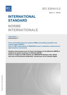IEC 63044-5-2 Ed. 1.0 Amd. 1 b:2022 IEC 63044-5-2 Ed. 1.0 Amd. 1 b:2022