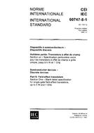 IEC 60747-8-1 Ed. 1.0 b IEC 60747-8-1 Ed. 1.0 b