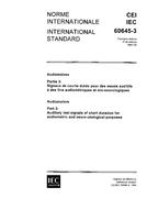 IEC 60645-3 Ed. 1.0 b:1994 IEC 60645-3 Ed. 1.0 b:1994