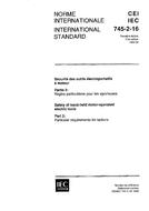 IEC 60745-2-16 Ed. 1.0 b:1993 IEC 60745-2-16 Ed. 1.0 b:1993