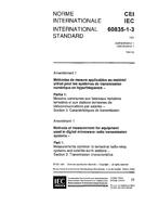 IEC 60835-1-3 Amd.1 Ed. 1.0 b:1995 IEC 60835-1-3 Amd.1 Ed. 1.0 b:1995
