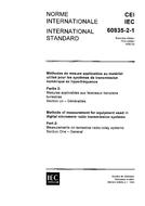 IEC 60835-2-1 Ed. 1.0 b IEC 60835-2-1 Ed. 1.0 b