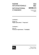 IEC 60598-2-5 Ed. 2.0 b:1998 IEC 60598-2-5 Ed. 2.0 b:1998
