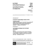 IEC 60439-3 Amd.1 Ed. 1.0 b:1993 IEC 60439-3 Amd.1 Ed. 1.0 b:1993