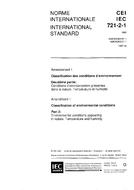 IEC 60721-2-1 Amd.1 Ed. 1.0 b:1987 IEC 60721-2-1 Amd.1 Ed. 1.0 b:1987