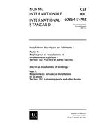 IEC 60364-7-702 Ed. 2.0 b:1997 IEC 60364-7-702 Ed. 2.0 b:1997