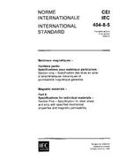 IEC 60404-8-5 Ed. 1.0 b:1989 IEC 60404-8-5 Ed. 1.0 b:1989