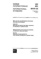 IEC 60151-22 Ed. 1.0 b