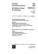 IEC 60384-6-1 Ed. 1.0 b:1987 IEC 60384-6-1 Ed. 1.0 b:1987