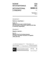 IEC 60404-11 Amd.1 Ed. 1.0 b:1998 IEC 60404-11 Amd.1 Ed. 1.0 b:1998