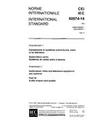 IEC 60574-14 Amd.1 Ed. 1.0 b:1988 IEC 60574-14 Amd.1 Ed. 1.0 b:1988