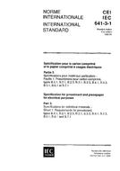 IEC 60641-3-1 Ed. 1.0 b:1992 IEC 60641-3-1 Ed. 1.0 b:1992