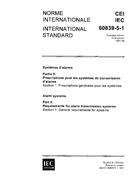 IEC 60839-5-1 Ed. 1.0 b:1991 IEC 60839-5-1 Ed. 1.0 b:1991