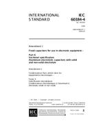 IEC 60384-4 Amd.1 Ed. 3.0 en:2000 IEC 60384-4 Amd.1 Ed. 3.0 en:2000