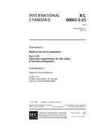 IEC 60601-2-25 Amd.1 Ed. 1.0 en:1999 IEC 60601-2-25 Amd.1 Ed. 1.0 en:1999