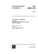 IEC 60601-2-46 Ed. 1.0 en:1998 IEC 60601-2-46 Ed. 1.0 en:1998