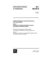 IEC 60728-9 Ed. 1.0 en IEC 60728-9 Ed. 1.0 en