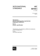 IEC 60738-1 Ed. 2.0 en:1998 IEC 60738-1 Ed. 2.0 en:1998