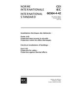 IEC 60364-4-42 Ed. 2.0 b:2001 IEC 60364-4-42 Ed. 2.0 b:2001