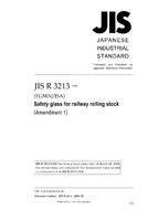 JIS R 3213:1998/AMENDMENT 1:2008