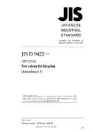 JIS D 9422:1992/AMENDMENT 1:2008