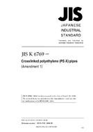 JIS K 6769:2004/AMENDMENT 1:2009