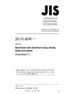 JIS H 4000:2014/AMENDMENT 1:2017