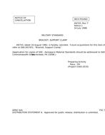 MIL AN743-7 Notice 1 - Cancellation