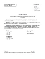 MIL MS51889 Notice 2 - Inactivation