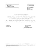 MIL MIL-S-83731/20A Notice 1 - Cancellation