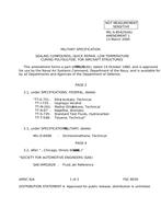 MIL MIL-S-85420 Amendment 1