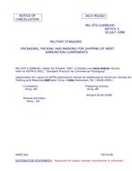 MIL MIL-STD-1169B Notice 3 - Cancellation