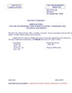 MIL MIL-STD-12D Notice 1 - Cancellation