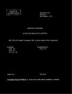 MIL MIL-STD-1427A Notice 1 - Cancellation