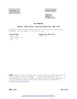 MIL MS9081B Notice 4 - Validation 4