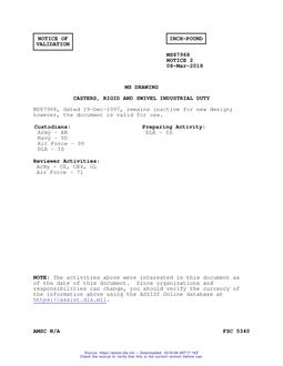 MIL MS87968 Notice 2 – Validation 1 MIL MS87968 Notice 2 - Validation 1