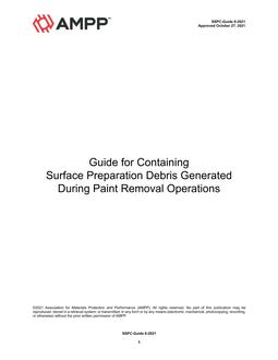 SSPC Guide 6-2021